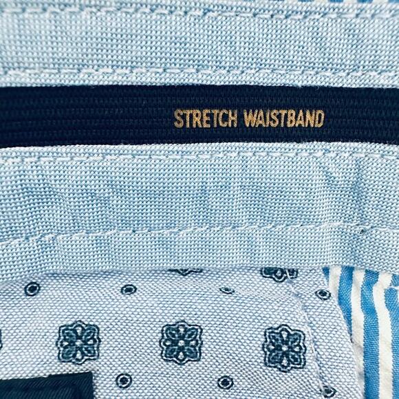 Brooks Brothers Mens Seersucker Bermuda Shorts Size 36 Blue Striped 9" Nautical - Picture 6 of 12